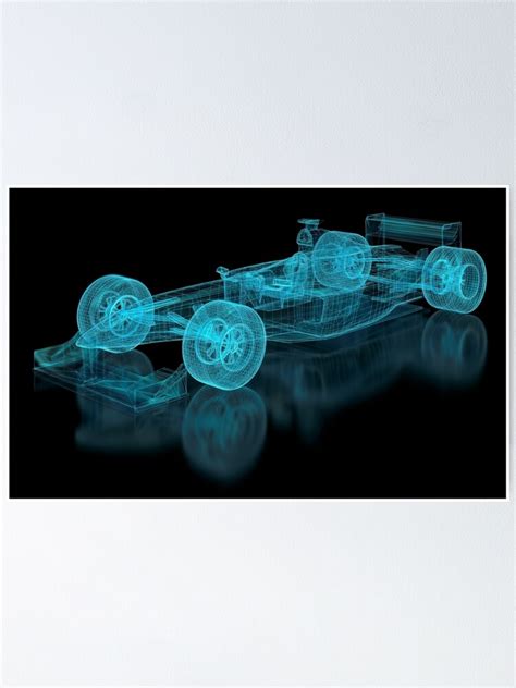 "F1 Formula One Racing Car Blueprint" Poster for Sale by ...