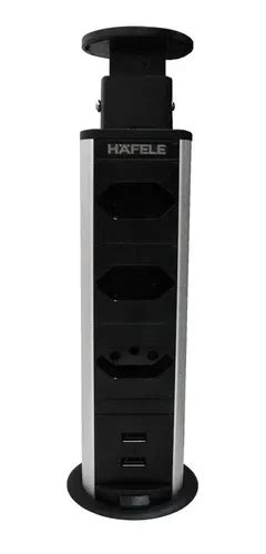 Torre De Tomada Hafele 3 Tomadas E Usb Multiplug Retratil