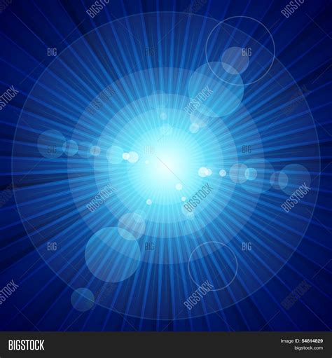 Blue Color Burst Vector And Photo Free Trial Bigstock