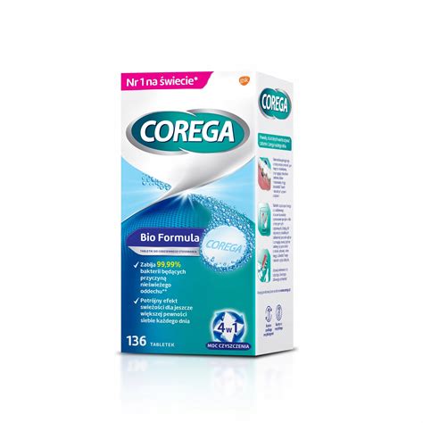 Corega Bio Formula Tabletki Do Codziennego Czyszczenia Protez Z Bowych