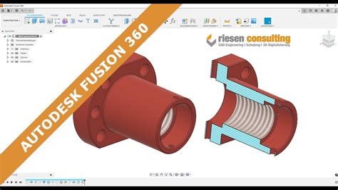 Autodesk Fusion 360 3D Modell Bauteil Erstellen Schulung CAD