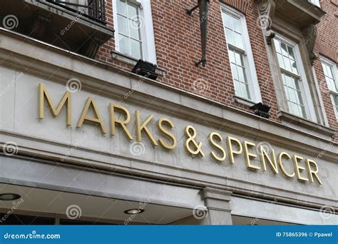 Store Logo Marks And Spencer Editorial Photo Image Of Store Signage