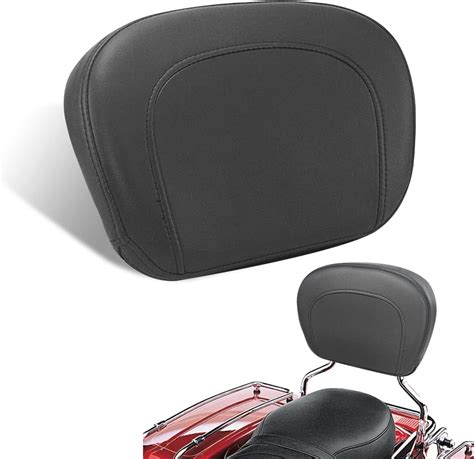 Amazon Wowtk Black Passenger Backrest Pad Sissy Bar Pad For