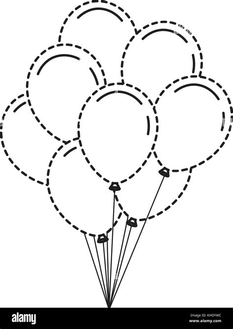 Balloon Bunch Template