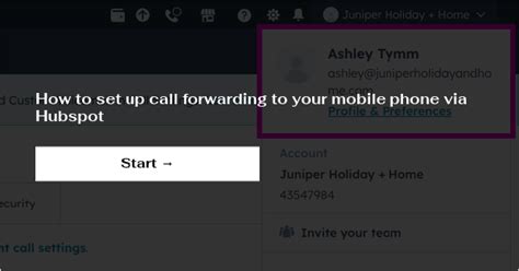 How To Set Up Call Forwarding To Your Mobile Phone Via Hubspot