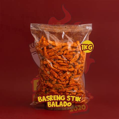 Jual Basreng Pedas Original Daun Jeruk Isi Kg Gr Bakso Goreng