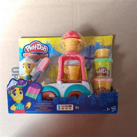 HASBRO PLAY DOH TOWN Camion de crème glacée Remorque de camion DAF The