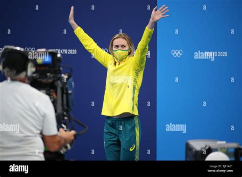 JULY 31st 2021 TOKYO JAPAN Ariarne Titmus Of Australia Wins The