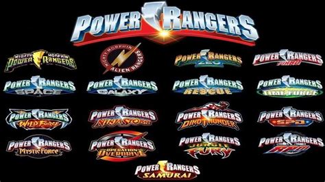 Todas As Aberturas Dos Power Rangers Youtube