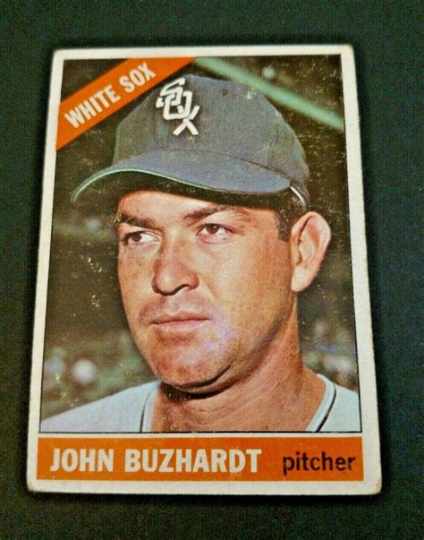 Topps Baseball John Buzhardt Chicago White Sox Ebay