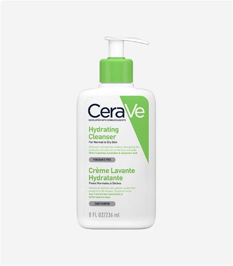 Cerave Hydrating Non Foaming Daily Facial Cleanser For Normal To Dry