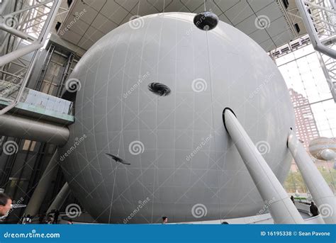 The Hayden Planetarium In The Rose Center For Earth And Space, New York ...