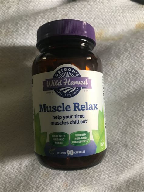 Organic Muscle Relax Capsules | Oregon's Wild Harvest