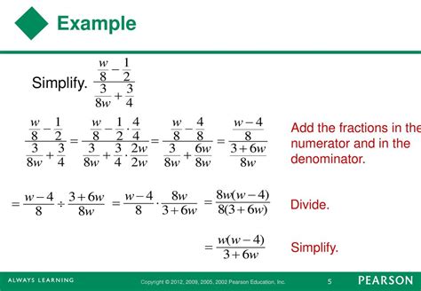 Simplifying Complex Rational Expressions Ppt Download