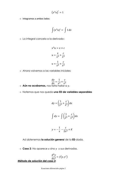 Solution Domina La Reducci N De Orden Ecuaciones Diferenciales Studypool