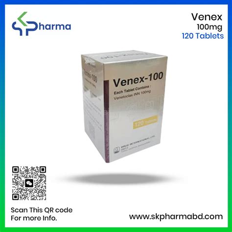 Venex 100 Mg Venetoclax Rx Authentic In Oncology Medicine