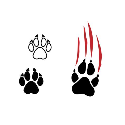 Free Wolf Paw Print Vector Template - Edit Online & Download | Template.net