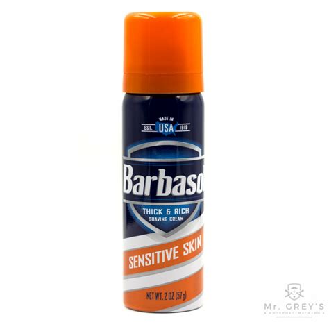 Пена для бритья Barbasol Sensitive Skin для чувствительной кожи, 57g ...