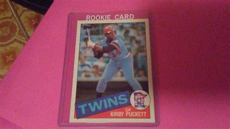 Topps Kirby Puckett Minnesota Twins Baseball Card Antique