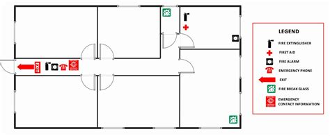 Evacuation Map Template Free - Printable Templates