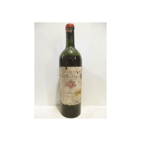 Moulis Château Poujeaux Rouge 1924 Bordeaux la bouteille de 75 cl à