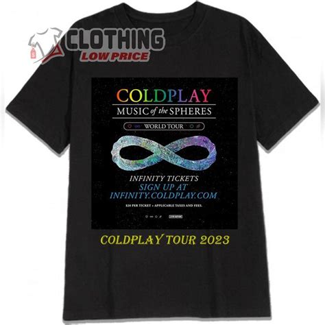 Coldplay Music Of The Spheres World Tour 2024 T- Shirt, Coldplay ...