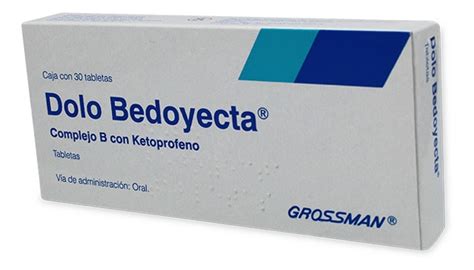 Dolo Bedoyecta Complejo B Ketoprofeno Tabletas Meses Sin Intereses