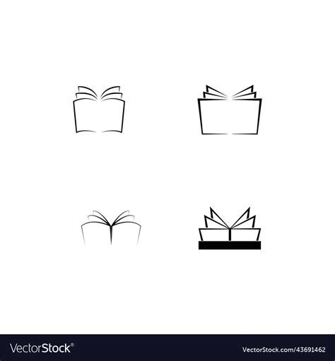 Book logo Royalty Free Vector Image - VectorStock