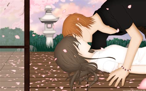 Fruits Basket Yuki And Tohru Kiss