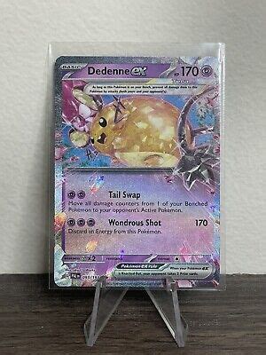 Pokémon TCG Dedenne ex Scarlet Violet Paldea Evolved 093 193 Double