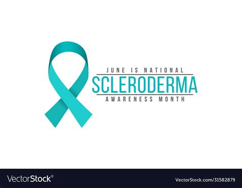 Scleroderma Awareness Month Royalty Free Vector Image