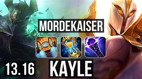 MORDE Vs KAYLE TOP 6 Solo Kills 300 Games EUW Diamond 13 16