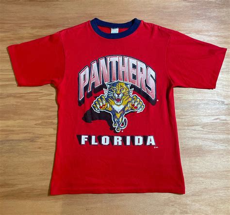 Florida Panthers Vintage 90s Youth Graphic Shirt Etsy