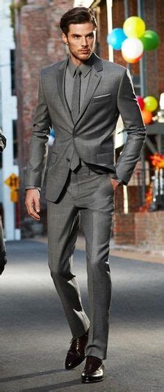 Formal Style Party Style Monochromatic Gray On Gray Gray Slim