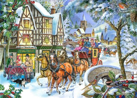 House Of Puzzles Snow Coach Ray Cresswell 500XL Piece Barneys