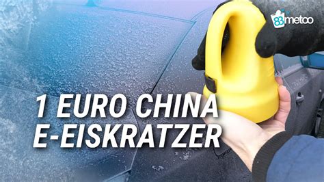 Elektrischer Eiskratzer für 1 Euro aus China vs Kärcher Elektrischer