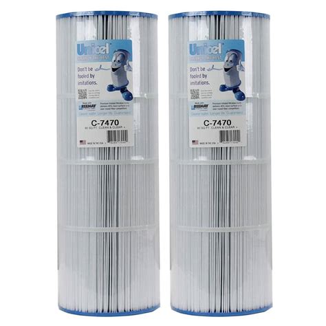 Unicel 7 in. Dia Replacement Swimming Pool Filters FC1976 PCC80 Pentair ...