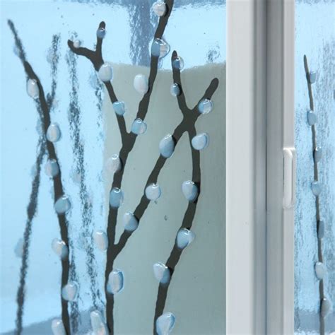 Pussy Willow Lantern Glass By Heather