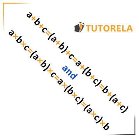 Associative Property Examples Exercises And Solutions Tutorela