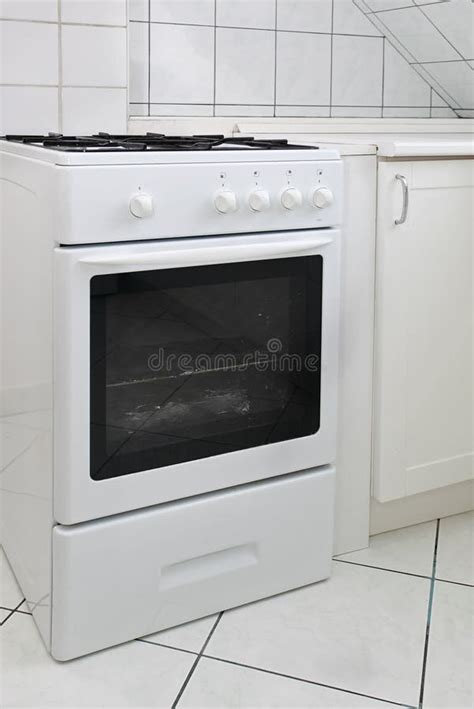 Gas cooker stock photo. Image of furniture, cooker, flat - 28925626