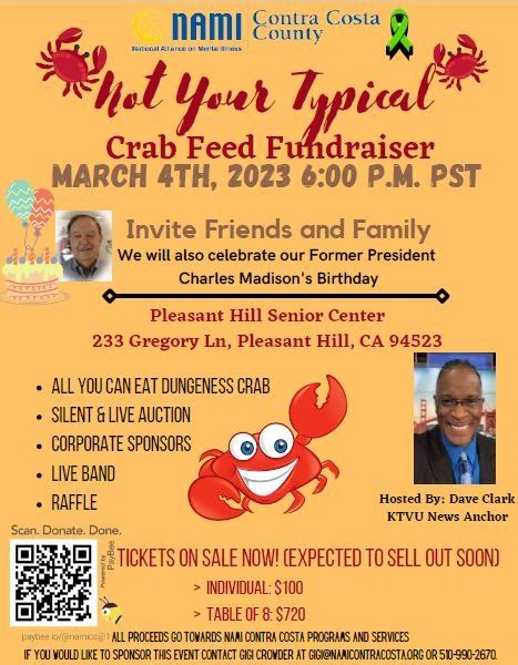 Mar Nami Contra Costa All You Can Eat Crab Feed Pleasant Hill