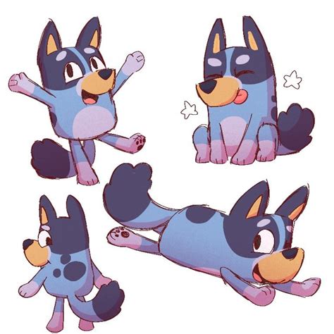 Bluey Character Design