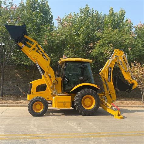 Backhoe Digger Excavator 4 Wheels Drive Loader 2 5 Ton Small Back Hoe