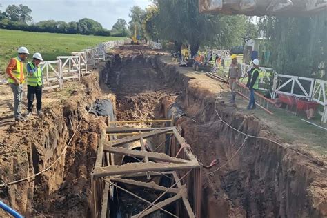 Avanza la obra del Acueducto Santa Fe Córdoba LA OLA digital