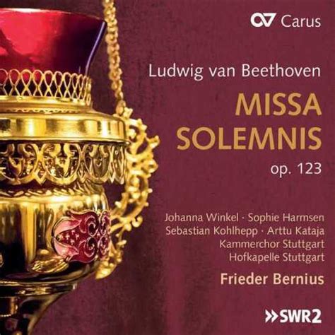 Bernius Ludwig Van Beethoven Missa Solemnis Op 123 FLAC BOXSET ME