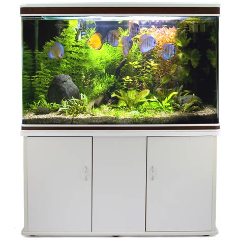 Monster Shop White Aquarium Fish Tank and Cabinet | Wilko