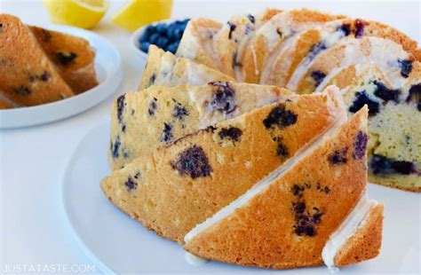 Blueberry Cream Cheese Pound Cake Recipe