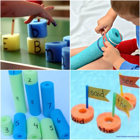 Learning Activities With Pool Noodles