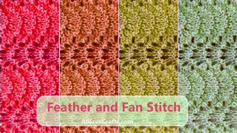 Feather And Fan Stitch Free Knitting Pattern