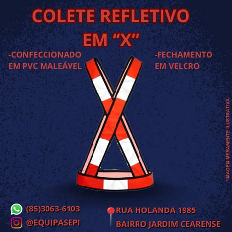 Colete Refletivo Em X Equipas Epi